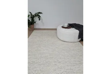 Gåsöga Ullmatta 200x300 cm Rektangulär - Beige - Products - Textil & mattor - Matta - Modern matta - Ullmatta