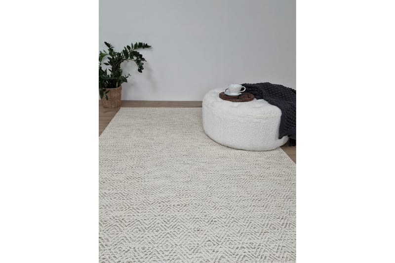 Gåsöga Ullmatta 200x300 cm Rektangulär - Beige - Products - Textil & mattor - Matta - Modern matta - Ullmatta