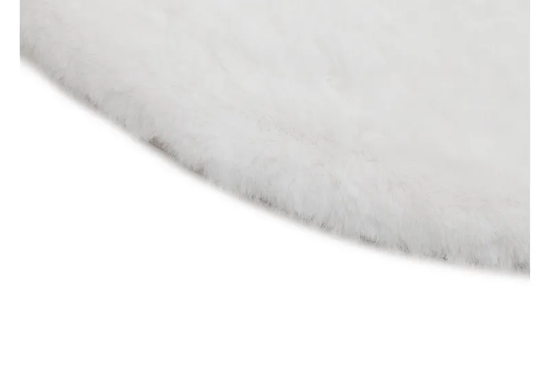 Heaven Ryamatta Vit rund 120 - Vit - Products - Textil & mattor - Matta - Modern matta - Ryamatta