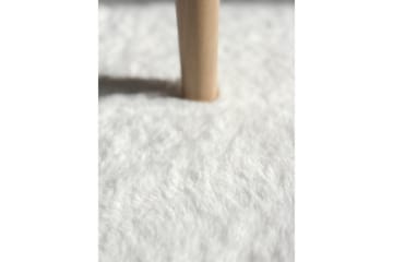 Heaven Ryamatta Vit rund 120 - Vit - Products - Textil & mattor - Matta - Modern matta - Ryamatta