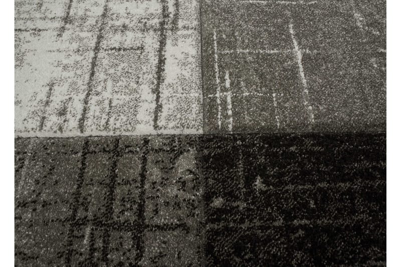 London Square Friezematta Rund 200 - Svart/Grå - Products - Textil & mattor - Matta - Modern matta - Wiltonmatta