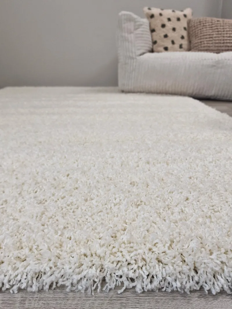 Lounge Gångmatta 80x250 cm Rektangulär - Vit - Products - Textil & mattor - Matta - Modern matta - Ryamatta