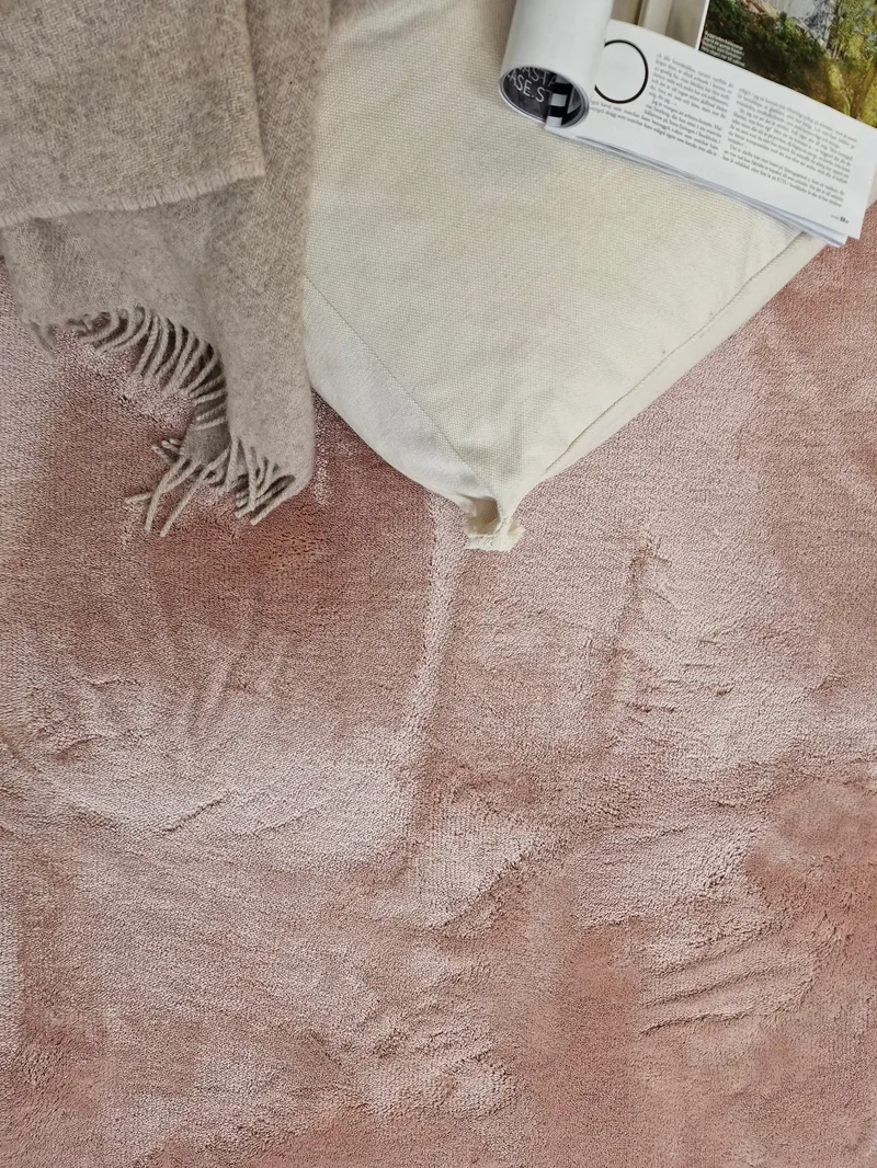 Cozy Ryamatta 200x290 cm Rektangulär - Rosa - Products - Textil & mattor - Matta - Modern matta - Ryamatta