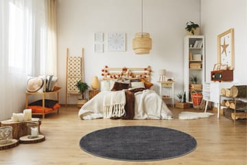 Sheraton Ryamatta Rund 120 cm - Grafit - Products - Textil & mattor - Matta - Modern matta - Ryamatta