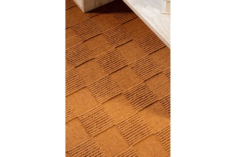 Sydney Ullmatta 200x200 cm - Orange - Products - Textil & mattor - Matta - Modern matta - Ullmatta