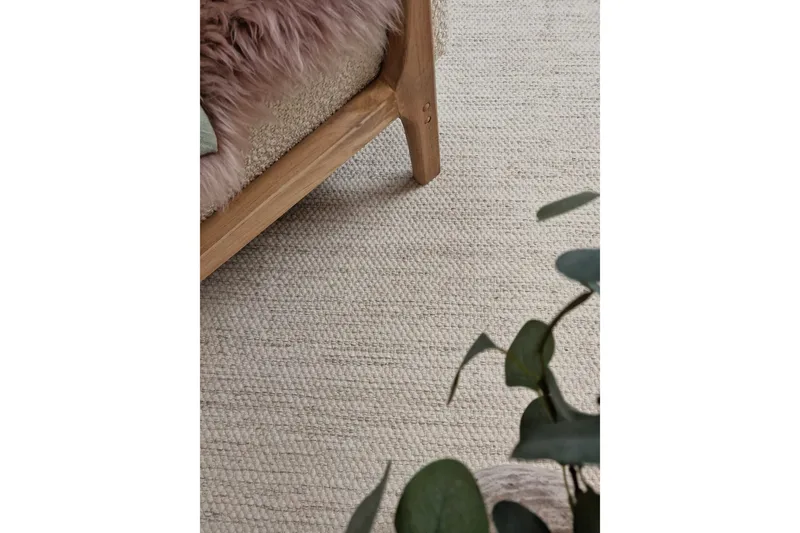 Torsby Ullmatta 140x200 cm Rektangulär - Creme - Products - Textil & mattor - Matta - Modern matta - Ullmatta