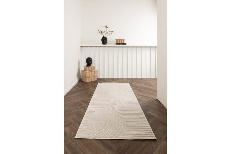 Vince Wiltonmatta 80x200 cm Rektangulär - Vit - Products - Textil & mattor - Matta - Modern matta - Friezematta