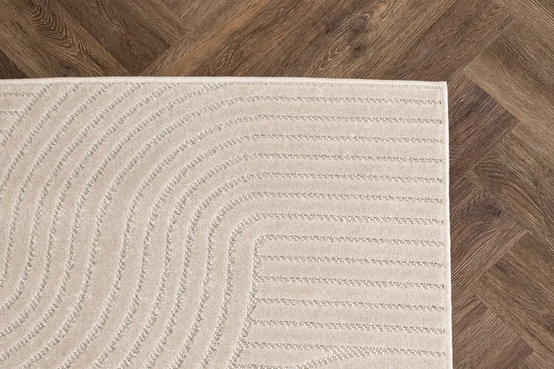 Vince Wiltonmatta 80x200 cm Rektangulär - Vit - Products - Textil & mattor - Matta - Modern matta - Friezematta