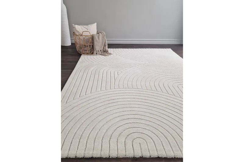 Genova Friezematta 280x380 cm - Vit - Products - Textil & mattor - Matta - Modern matta - Wiltonmatta