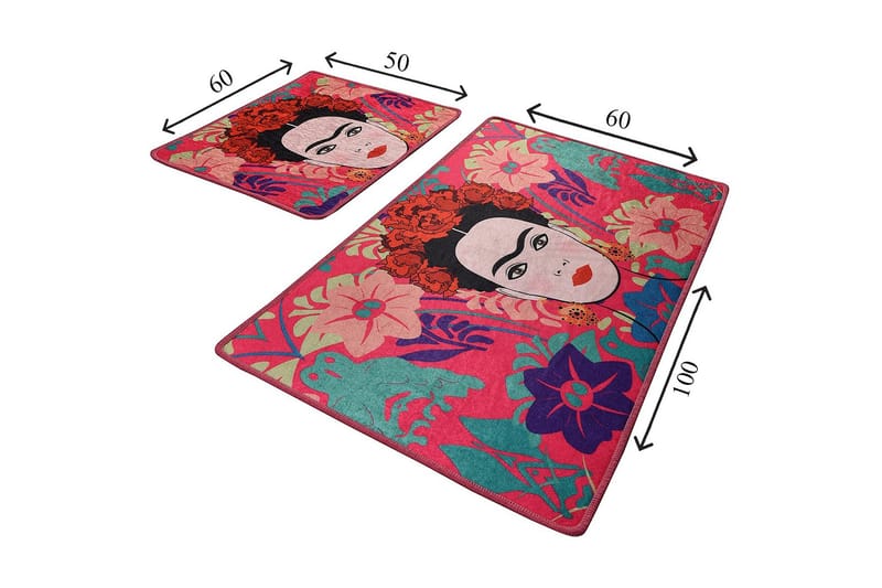 Niyanna Badrumsmatta 2-pack - Flerfärgad - Products - Textil & mattor - Matta - Badrumsmatta