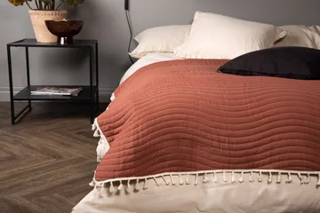 Lias Överkast 260x260 cm - Rostbrun - Products - Textil & mattor - Sängkläder - Överkast - Överkast dubbelsäng