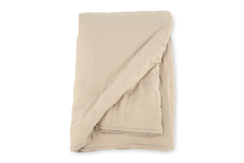 Sally Överkast 260x260 cm - Beige - Products - Textil & mattor - Sängkläder - Överkast - Överkast dubbelsäng