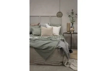 Påslakanset Enkelsäng 2-Dels Satin - Grön - Products - Textil & mattor - Sängkläder - Bäddset & påslakanset - Påslakanset dubbelsäng