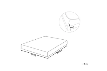 Dra-på-lakan Hofuf Grå, 140x200 cm - Grå, 140x200 cm - Products - Textil & mattor - Sängkläder - Lakan - Dra på lakan
