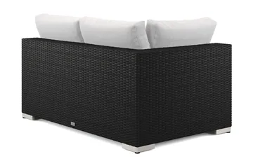 Bahamas Högermodul utomhus 140 cm i konstrotting - Svart - Products - Utemöbler & utemiljö - Övrigt utemöbler - Moduler utesoffa