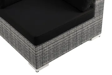 Bahamas Hörnmodul utomhus i konstrotting - Grå - Products - Utemöbler & utemiljö - Övrigt utemöbler - Moduler utesoffa
