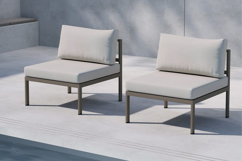 Copacabana Mittmodul Utomhus - Beige - Products - Utemöbler & utemiljö - Övrigt utemöbler - Moduler utesoffa - Mittmodul utesoffa