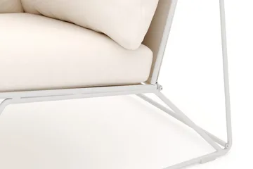 Usteryd hörnmodul utomhus i järn med vattenavisande dyna i beige - Beige - Products - Utemöbler & utemiljö - Övrigt utemöbler - Moduler utesoffa