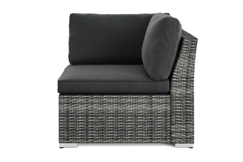 Wisconsin Hörnmodul utomhus i konstrotting med vattenavisande dyna, Grå