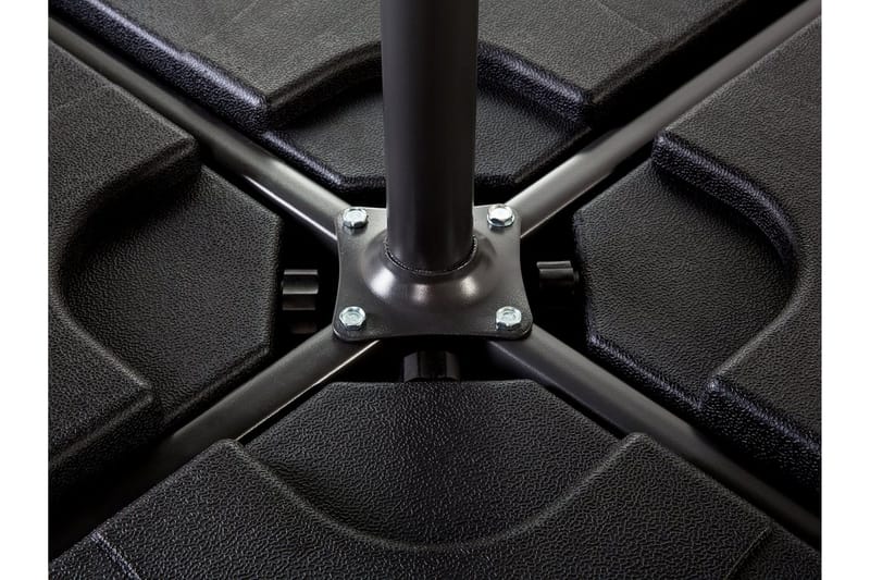 Sunny Parasollfotsvikt 52 cm 4 Delar - Svart - Products - Utemöbler & utemiljö - Övrigt utemöbler - Tillbehör utemöbler - Parasollfot