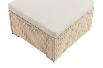 Wisconsin Divan Modul utomhus i konstrotting med vattenavisande dyna - Beige - Products - Utemöbler & utemiljö - Övrigt utemöbler - Moduler utesoffa