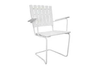 Vaxholm Karmstol Utomhus Vit - KWA - Products - Utemöbler & utemiljö - Balkong & altan - Balkongmöbler - Balkongstol