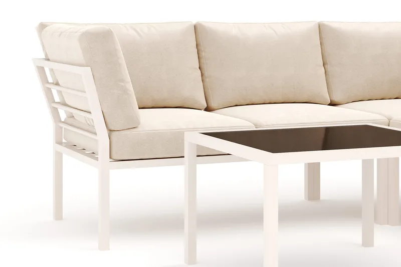 Ariany Soffgrupp Utomhus  5-sits - Beige - Products - Utemöbler & utemiljö - Loungemöbler - Loungeset & loungegrupp