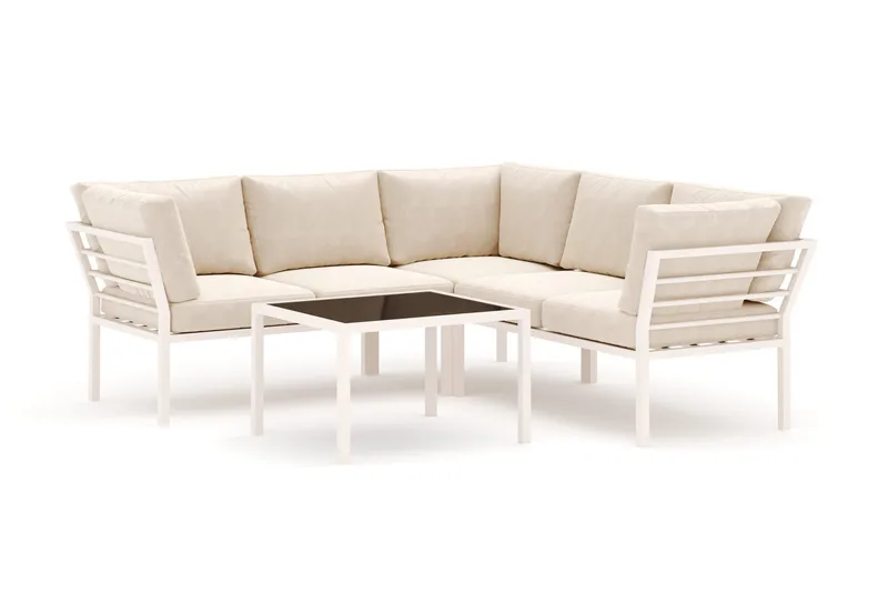 Ariany Soffgrupp Utomhus  5-sits - Beige - Products - Utemöbler & utemiljö - Loungemöbler - Loungeset & loungegrupp