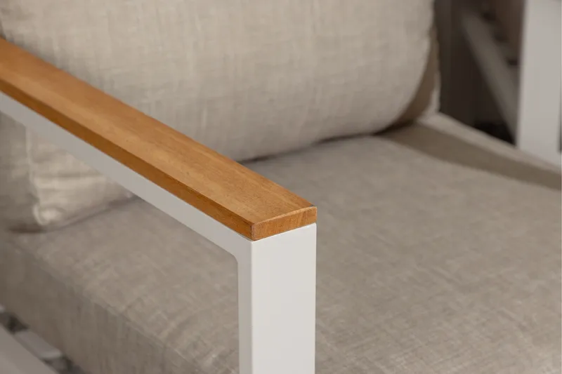 Aspvik Soffgrupp 5-sits - Grå / Beigea dynor - Products - Utemöbler & utemiljö - Loungemöbler - Loungeset & loungegrupp