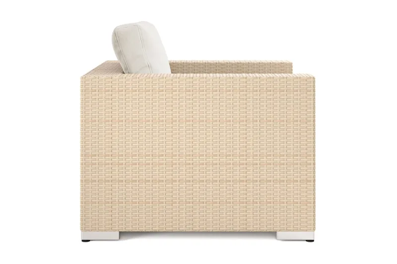 Bahamas Loungefåtölj utomhus i konstrotting - Beige - Products - Utemöbler & utemiljö - Loungemöbler - Loungestol utomhus