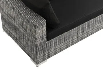 Bahamas utesoffa 4-sits med bord och hylla - Grå - Products - Utemöbler & utemiljö - Loungemöbler - Loungeset & loungegrupp