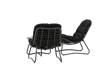 Cala Soffgrupp Utomhus 2-sits - Svart - Products - Utemöbler & utemiljö - Loungemöbler - Loungeset & loungegrupp