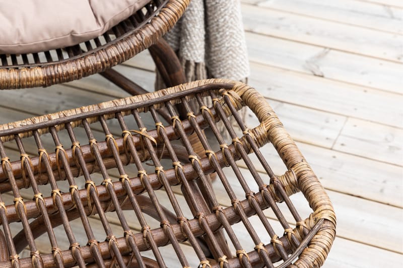 Ella Utefåtölj - Mörk Valnöt - Products - Utemöbler & utemiljö - Loungemöbler - Loungestol utomhus