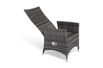 Jenny Matstol utomhus Ställbar - Justerbar Utefåtölj i Konstrotting - Grå - Products - Utemöbler & utemiljö - Loungemöbler - Loungestol utomhus