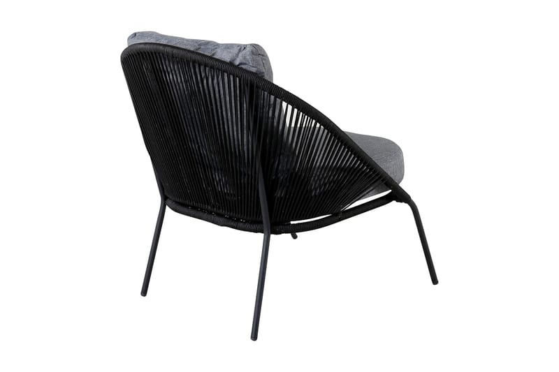 Lindos Utefåtölj Svart - Venture Home - Products - Utemöbler & utemiljö - Loungemöbler - Loungestol utomhus