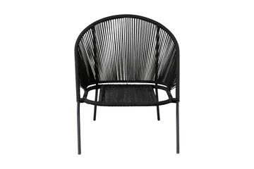 Lindos Utefåtölj Svart - Venture Home - Products - Utemöbler & utemiljö - Loungemöbler - Loungestol utomhus