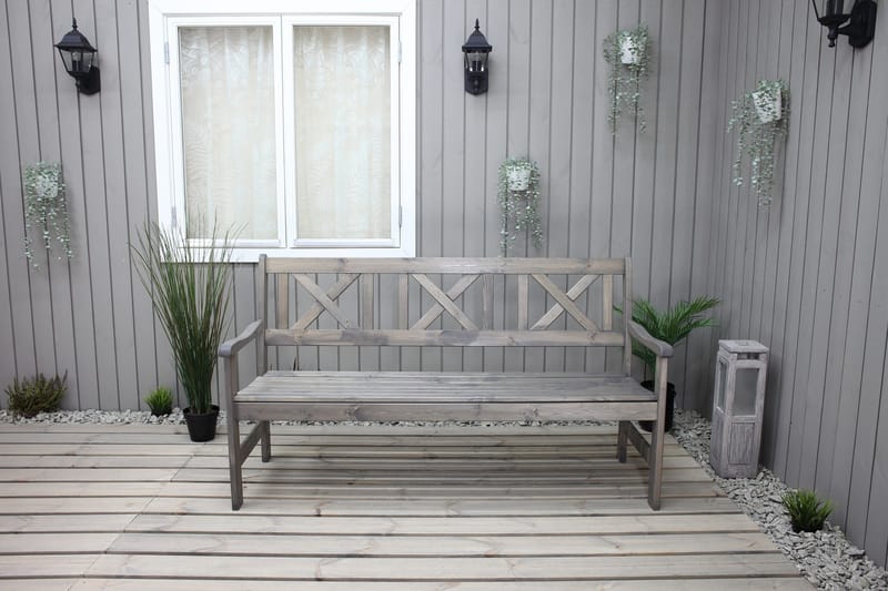 Olivo 3-sits Utesoffa - Grå - Products - Utemöbler & utemiljö - Loungemöbler - Loungesoffor