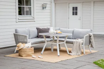 Virya HörnLoungegrupp Utomhus med Dynor Grå - Venture Home - Products - Utemöbler & utemiljö - Loungemöbler - Loungeset & loungegrupp