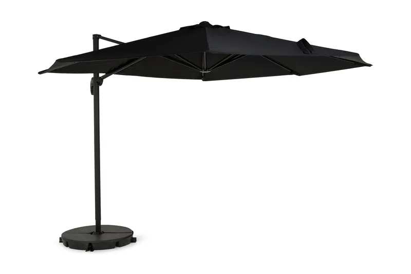 Vienna Lyx Parasoll 3,5 m - Svart - Products - Utemöbler & utemiljö - Solskydd - Parasoll - Hängparasoll