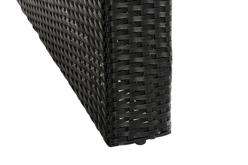 James Utebord 85x145 cm – Matbord utomhus i konstrotting med bordsskiva i Aintwood - Svart - Products - Utemöbler & utemiljö - Utebord & trädgårdsbord - Matbord utomhus