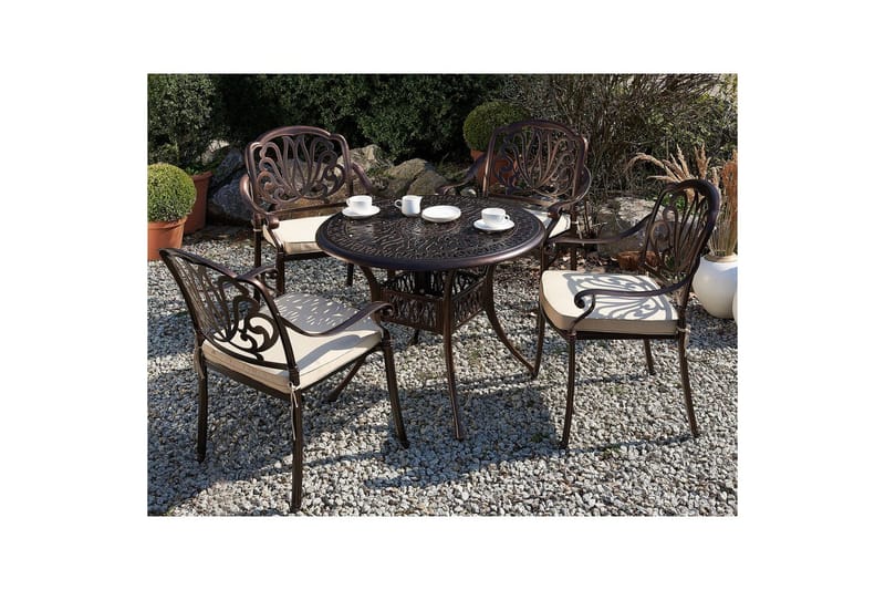 Runt bord Ancona - Products - Utemöbler & utemiljö - Utebord & trädgårdsbord - Matbord utomhus