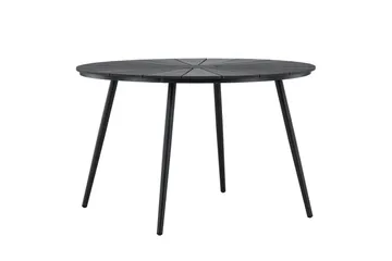 San Vito Matbord Utomhus 120 cm - Svart - Products - Utemöbler & utemiljö - Utebord & trädgårdsbord - Matbord utomhus