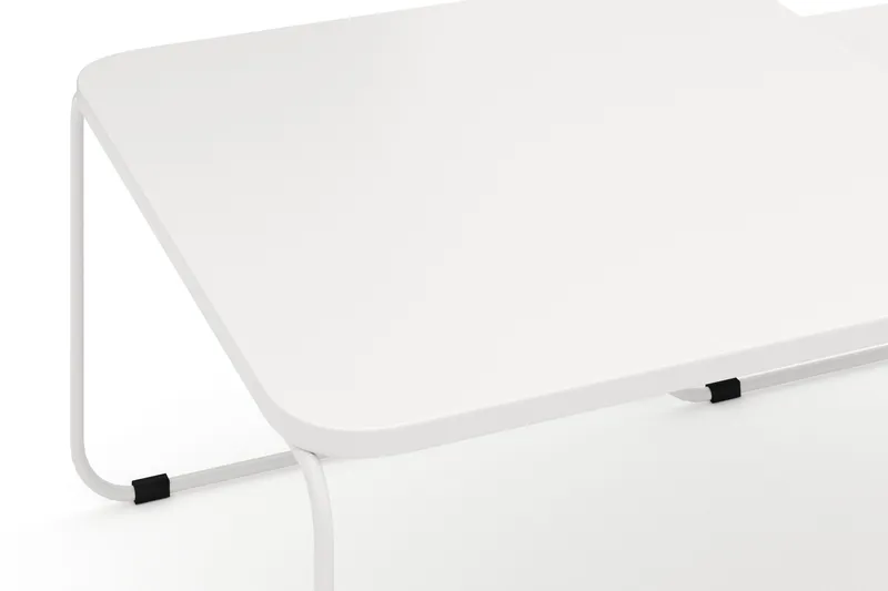 Usteryd Fyrkantigt satsbord utomhus 70x41x70 cm i stål / Metall - Beige - Products - Utemöbler & utemiljö - Utebord & trädgårdsbord - Loungebord & soffbord utomhus