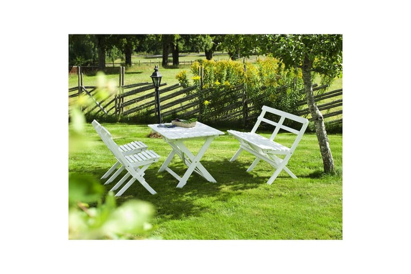 Utebord Hillerstorp Torpet Utebord 109x67 cm Vit - Vit - Products - Utemöbler & utemiljö - Utebord & trädgårdsbord - Matbord utomhus