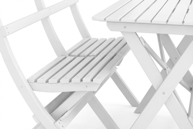 Landet Utomhus matgrupp 118x70x74 cm med 2 soffor - Vit - Products - Utemöbler & utemiljö - Utegrupp - Matgrupp utomhus