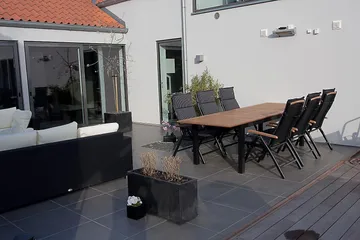 Las Vegas Matgrupp Utomhus Las Vegas 220-280 + 6 Positionsstol Lyx - Svart Teak - Products - Utemöbler & utemiljö - Utegrupp - Matgrupp utomhus