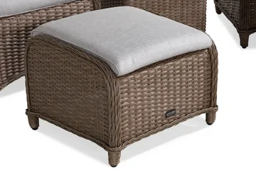 Marcus Caféset med 2 Reclinerfåtöljer Utomhus m Dyna - Natur - Products - Utemöbler & utemiljö - Utegrupp - Cafegrupp & cafeset