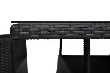 Thor Matgrupp Utomhus 140 + 4 Jenny Ställbar Fåtölj - Svart/Svart - Products - Utemöbler & utemiljö - Utegrupp - Matgrupp utomhus