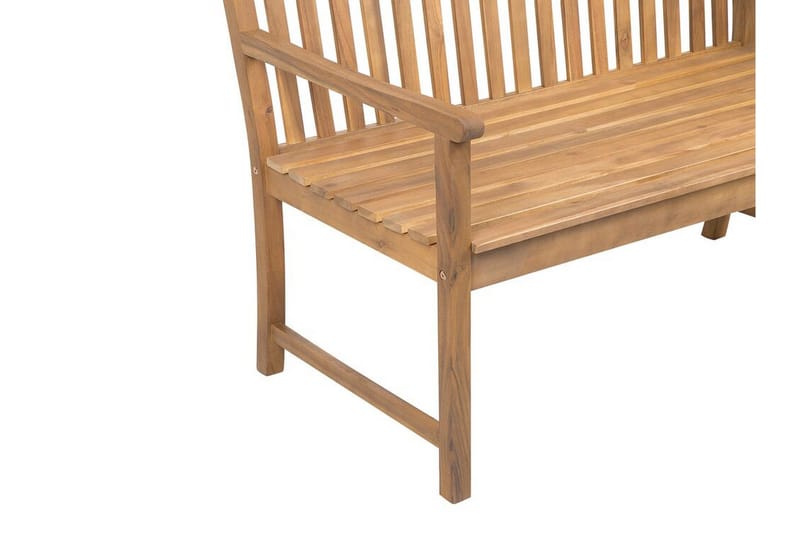 Trädgårdsbänk akaciaträ ljusbrun 180 cm VIVARA - Trä/natur - Products - Utemöbler & utemiljö - Utesoffa - Trädgårdsbänk & utebänk