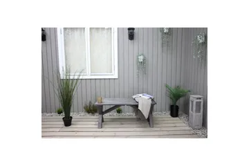 Utomhusbänk Scottsdale - Shabby Chic Grå, 100 cm - Products - Utemöbler & utemiljö - Utesoffa - Trädgårdsbänk & utebänk